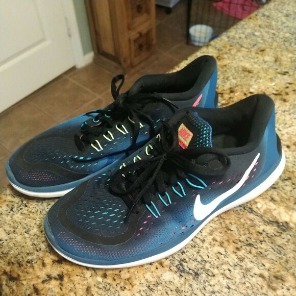 Nike Women Shoe Flex 2017 Run Size 8.5M Athletic Running Sneaker Pre Owned - Picture 3 of 12